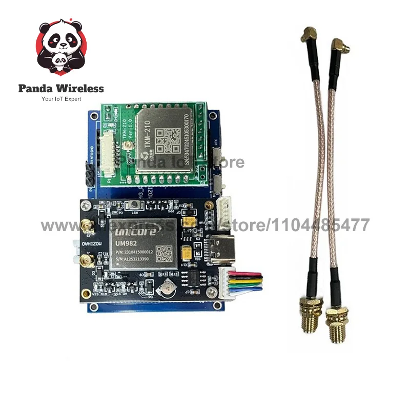 In Stock! With Lora Digital Radio Module Board Kit Unicore UM980 UM982 GNSS Base Rover Station RTK GPS Receiver High Precision