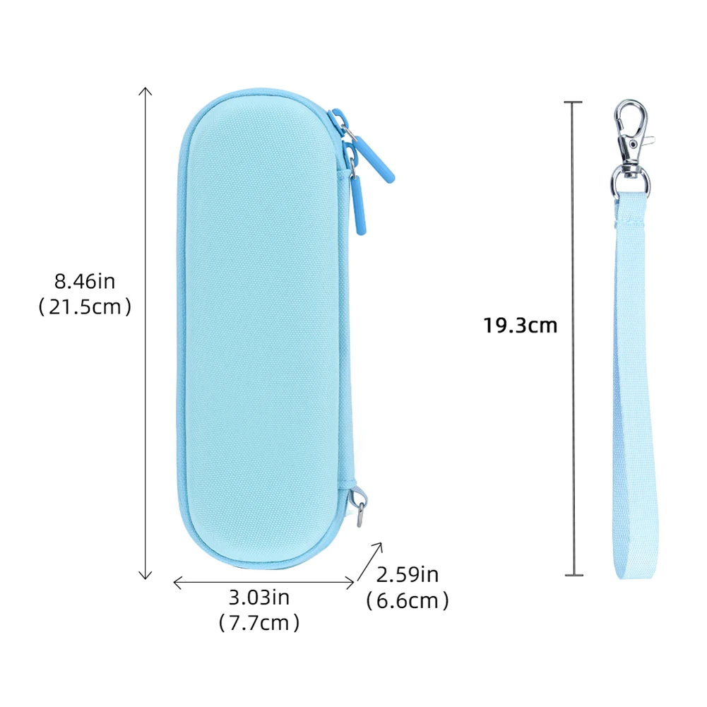 DJI Osmo Pocket 3 ポータブルキャリングケース カラビナ付き ハードキャリング収納ボックス ジッパー開閉 カメラ収納アクセサリー