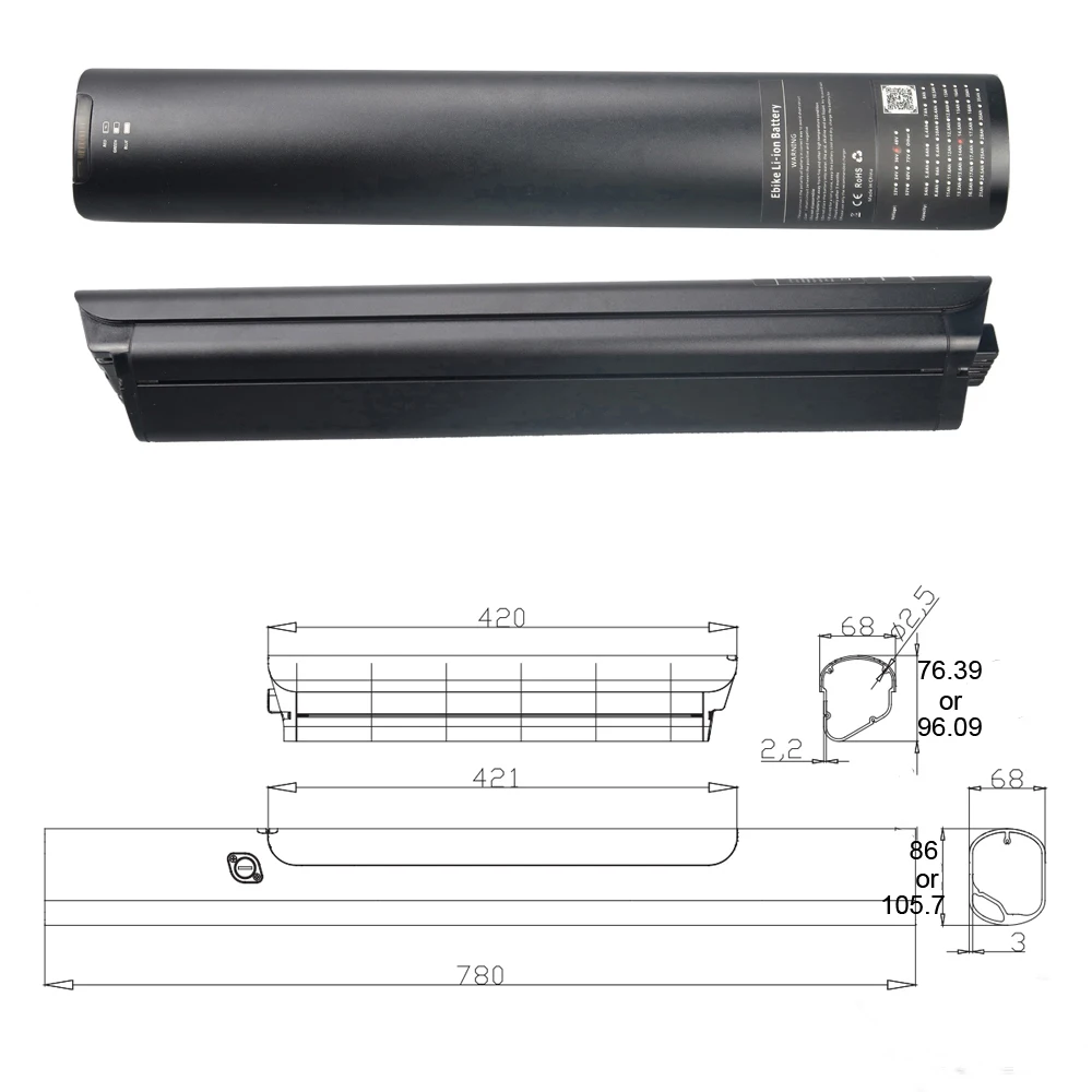 Removable 36V 10.4Ah 11.6Ah 14Ah Ebike Battery for EZEGO Commute EX INT Gents SE Fold LS Step NX 26 700 SE Trail Destroyer