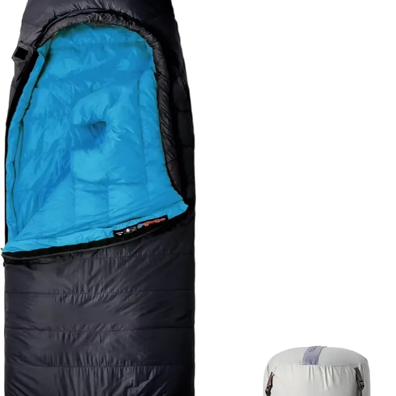 Ultralight Down Sleeping Bag for Adults, 650FP Backpacking Cold Weather Sleeping Bag with RDS Down, -7.9 for Camping, Hiking