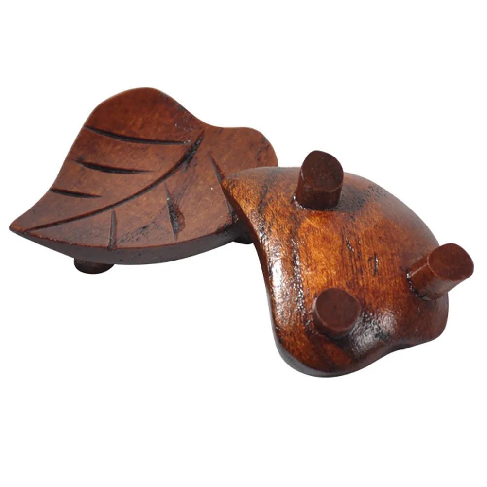 2Pcs Wood Chopstick Rest Sturdy Compact Tableware Organizer Fork Spoon Knife Holder Kitchen Rack Wood Chopstick Rest