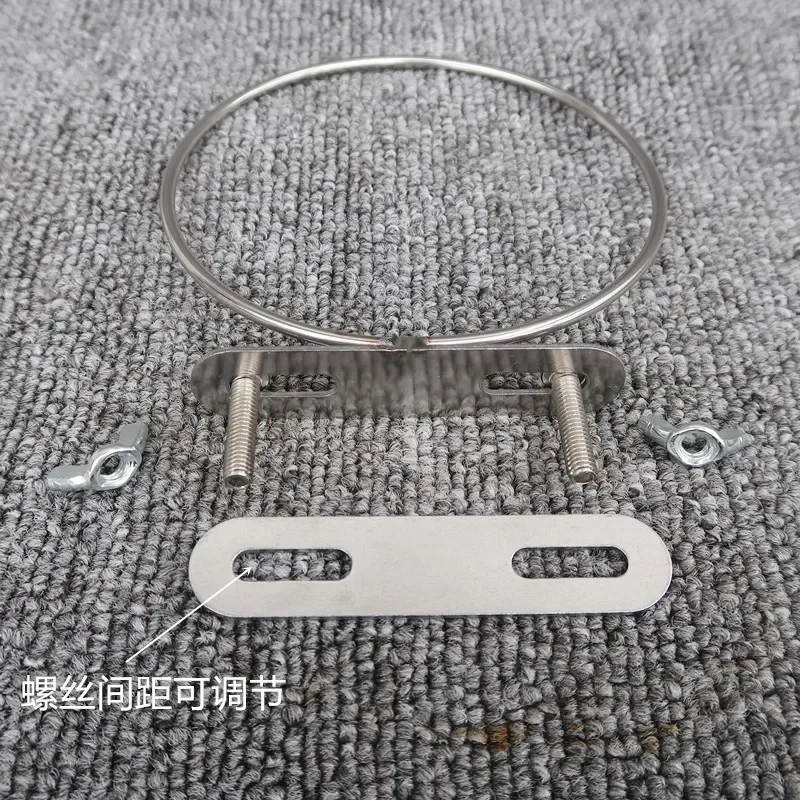 앵무새 스테인레스 스틸 음식 그릇 깨끗하고 위생적이며 휴대용 및 설치가 용이함 물린 방지 워터 컵 조류 특정 식품 여물통