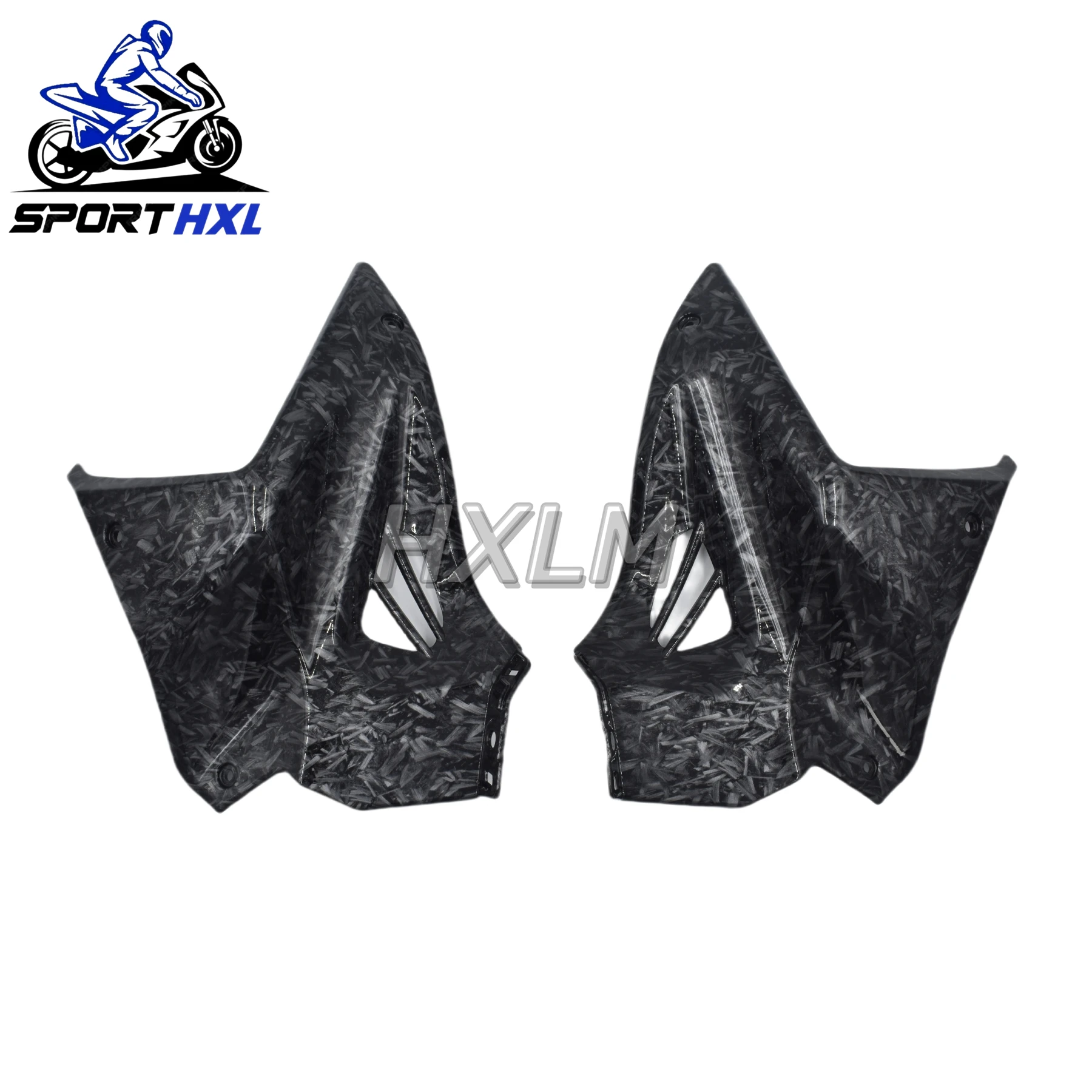 

Motorcycle Carbon Fiber Air Intake Pipe Cover For KAWASAKI H2 H2R 2020 2021 2022 2023 Racing Air Intake Guard Fairing Kits