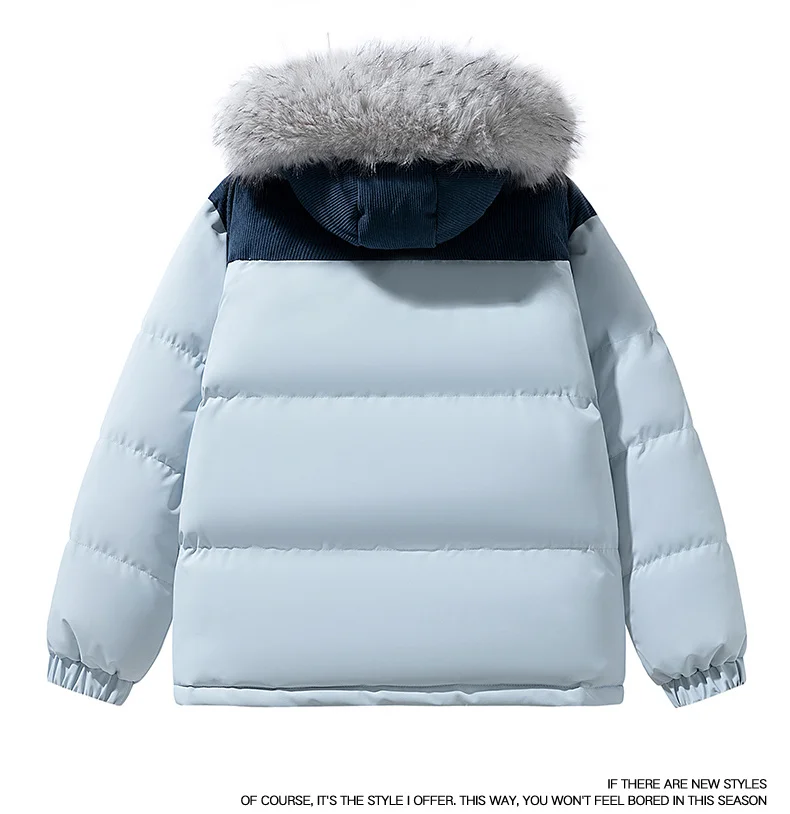 New Style Hooded Warm Parkas Coats for Men Outdoor Comfortable Windproof Male Clothes Fashion All-match Outerwear Winter Thicken