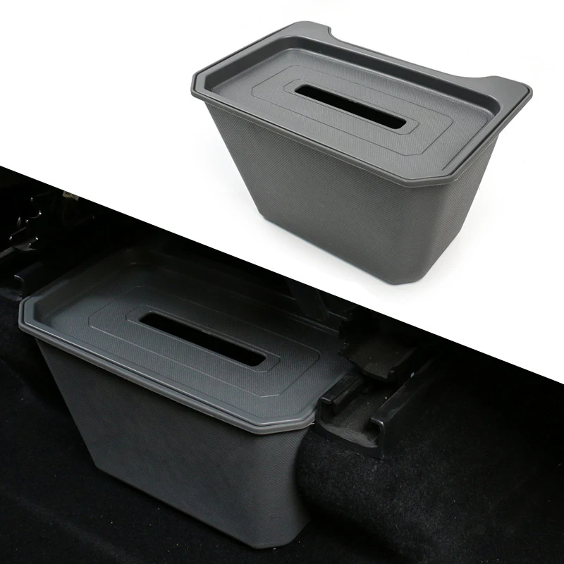 For 2021 2022 2023 Tesla Model Y 2nd Row Center Console Organizer Storage Box Backseat Center Organizer Container Accessories