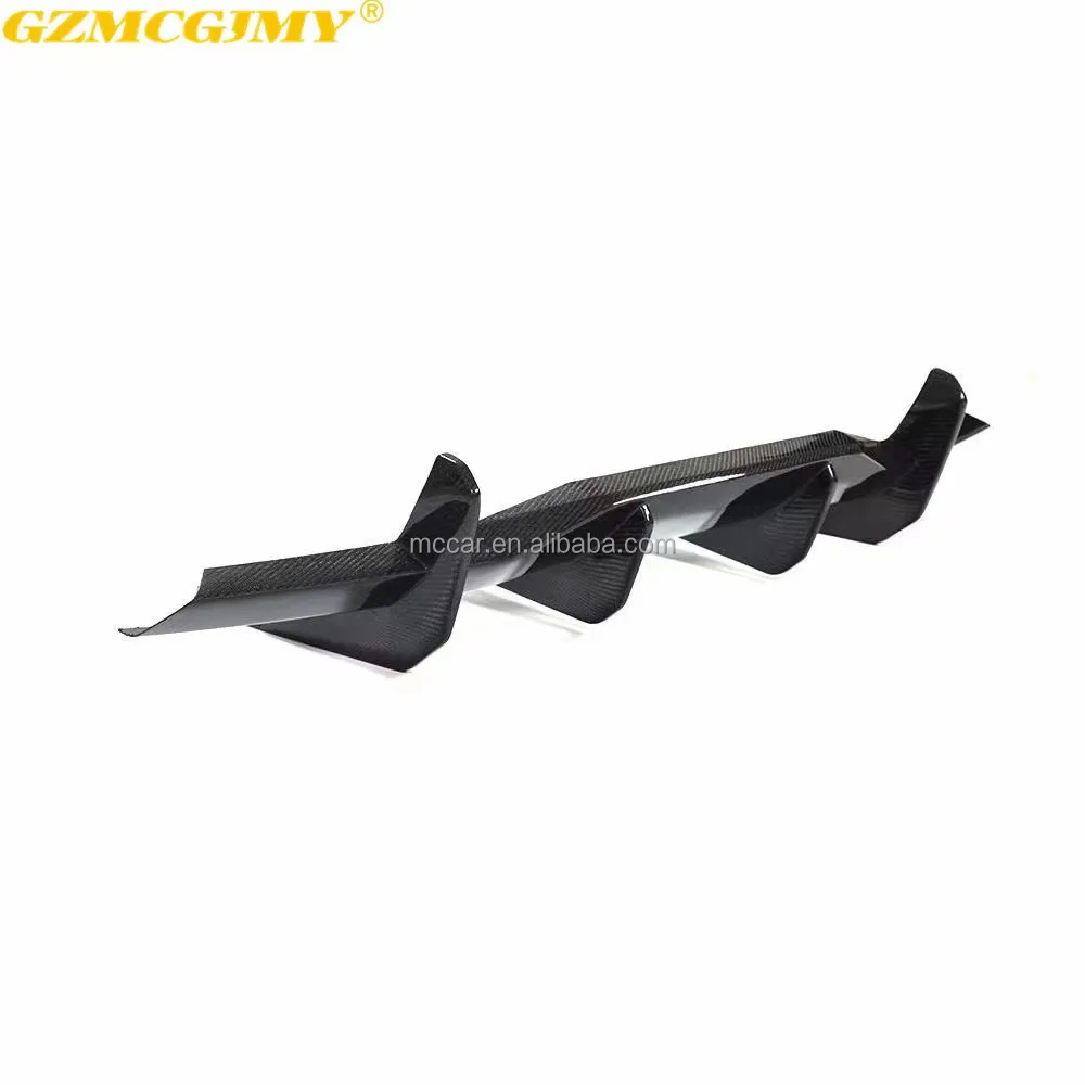 High quality C8 car bumper rear separator suitable for Chevrolet Corvette C8 carbon fiber rear diffuser