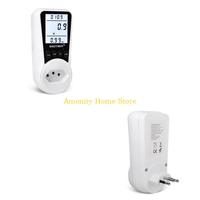 F26C Electricity Usage Monitor Digital Wattmeter AC Power Meter 110V-230V Energy Meter Socket Power Monitor EU/US/UK/BR Plug