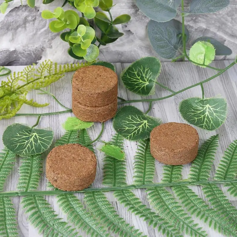 Kxra fibra bellet nutriente planta leve jardim base comprimido