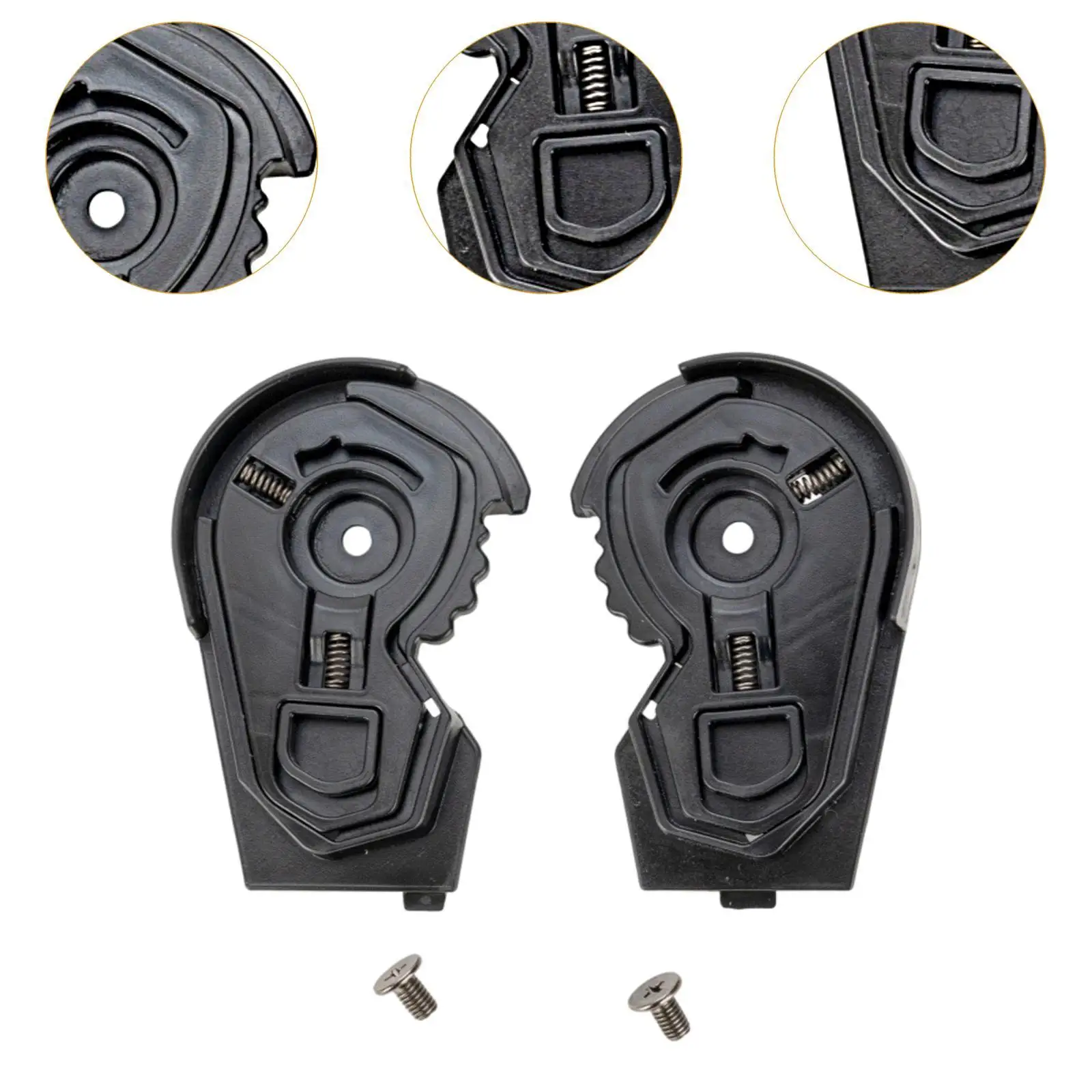 High Performance Helmet Base Plastic Visor Plate Easy Fix for 718 Half Helmet Motorcycle Accessories