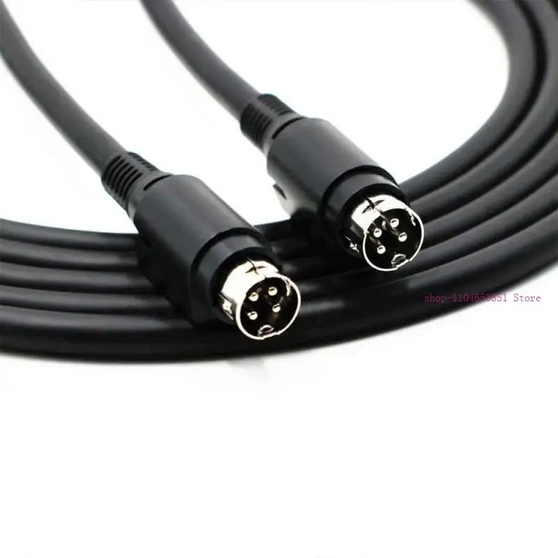 4Pin DIN Male to Male Adapters Extension Cable for R1700BTR1600TIII Speaker Solid Connection Cord Din 4pin Male Wire 0XLA view 3