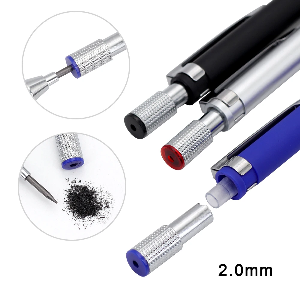 0.5/0.7/2.0mm Automatic Pencils,Equipped with large HB or 2B Lead Refills For Smooth Writing,For School Sketching And Drawing.