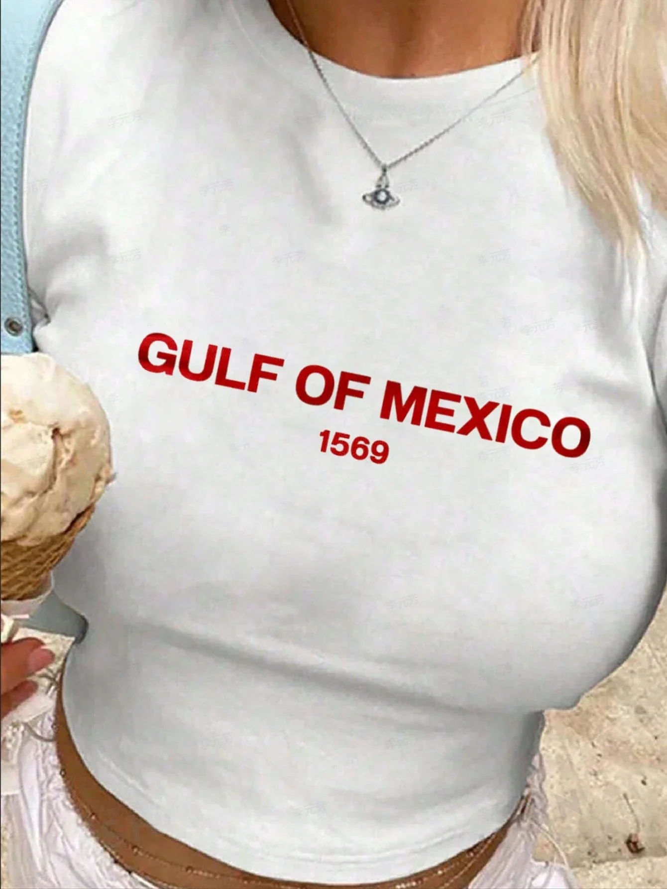 

Футболка с рисунком Gulf Of Mexico 1569, женская повседневная футболка с короткими рукавами