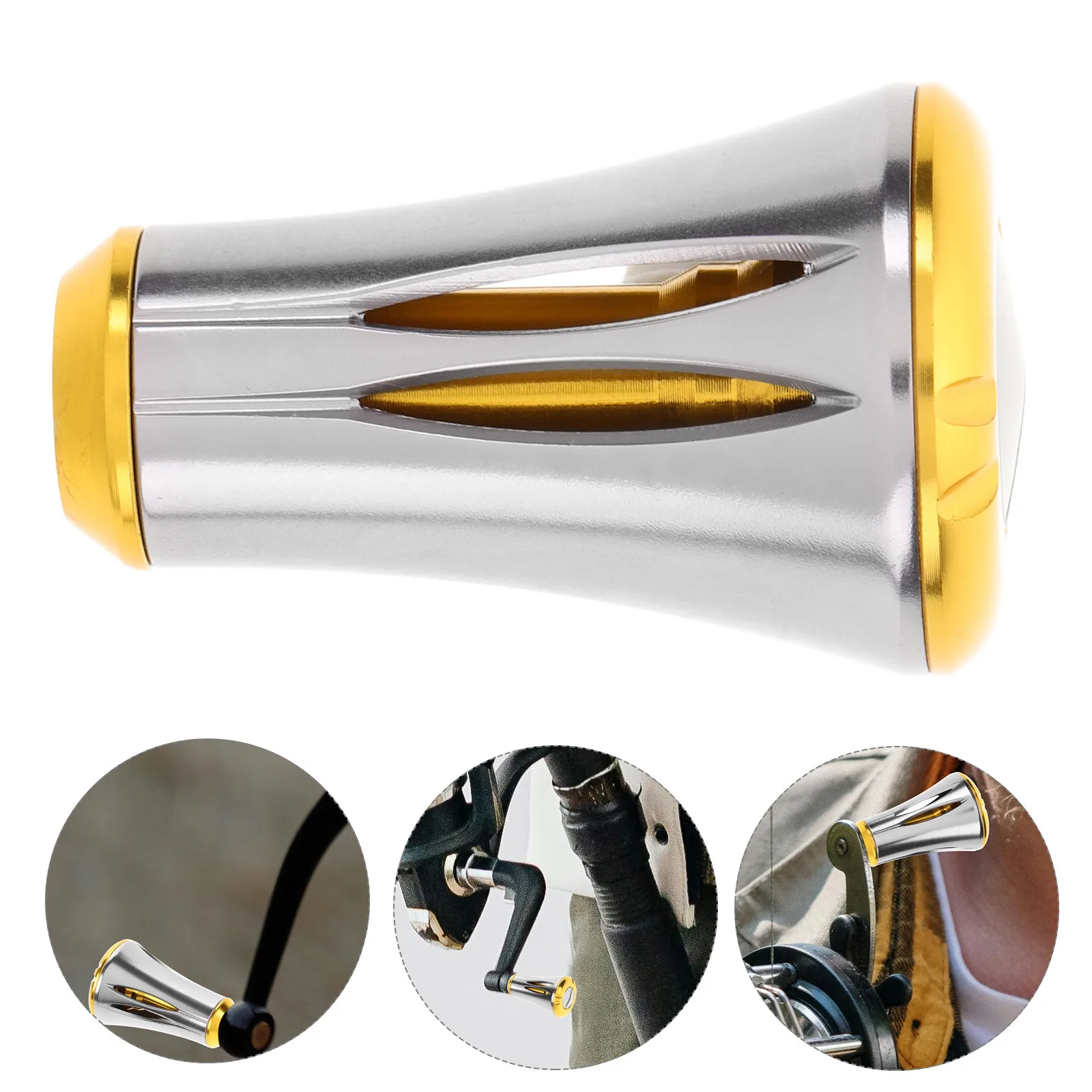 

Fishing Reel Handle Knob Replacement Aluminum Alloy Durable Upgrade For Spinning Reels Long Lasting Wear Resistant Repair