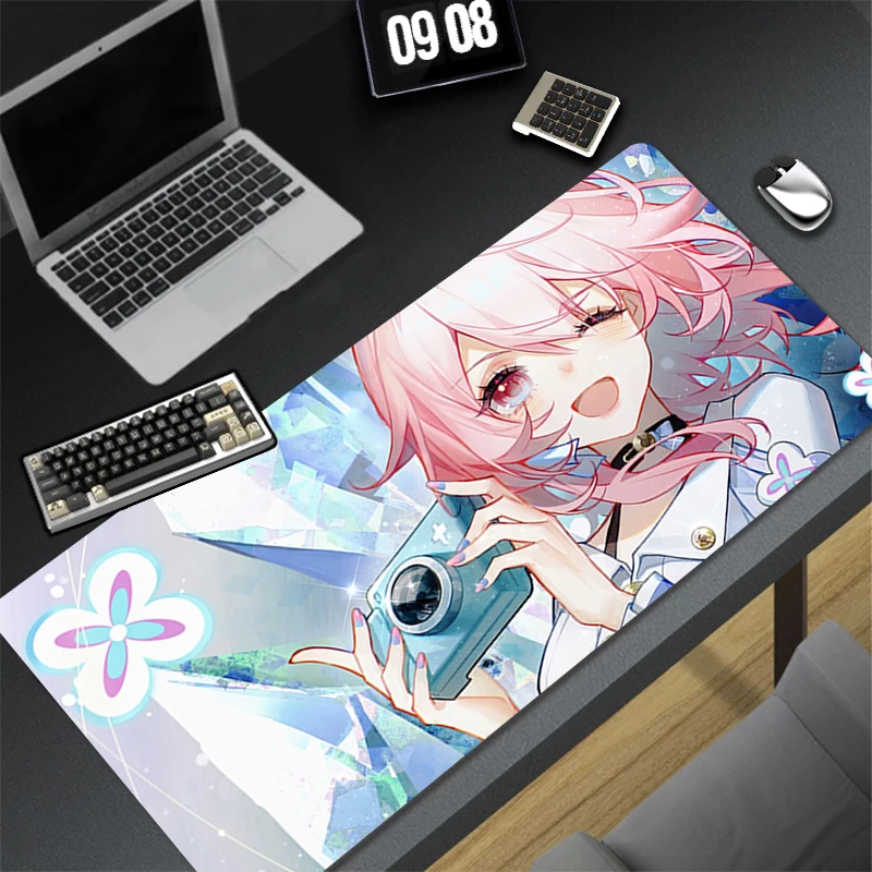 

Mouse Pad Laptop Non-slip Esports Honkai Star Rail March 7th Office Laptop Desk Mat Game Player Mousepad Mini PC Accessories Pad
