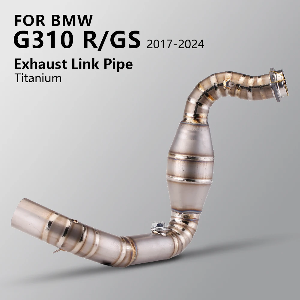 

For BMW G310 R GS G310R G310GS 2017-2024 Motorcycle Exhaust Slip on Stainless Titanium Alloy Front Pipe Escape ADV System