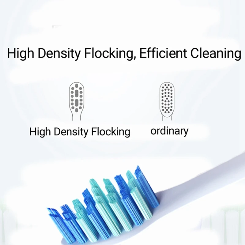 10PCS Replacement For HUAWEI/Lebooo/Fupai/KKC/ZR Smart Electric Toothbrush Clean Brush Heads  Replace Brush Head