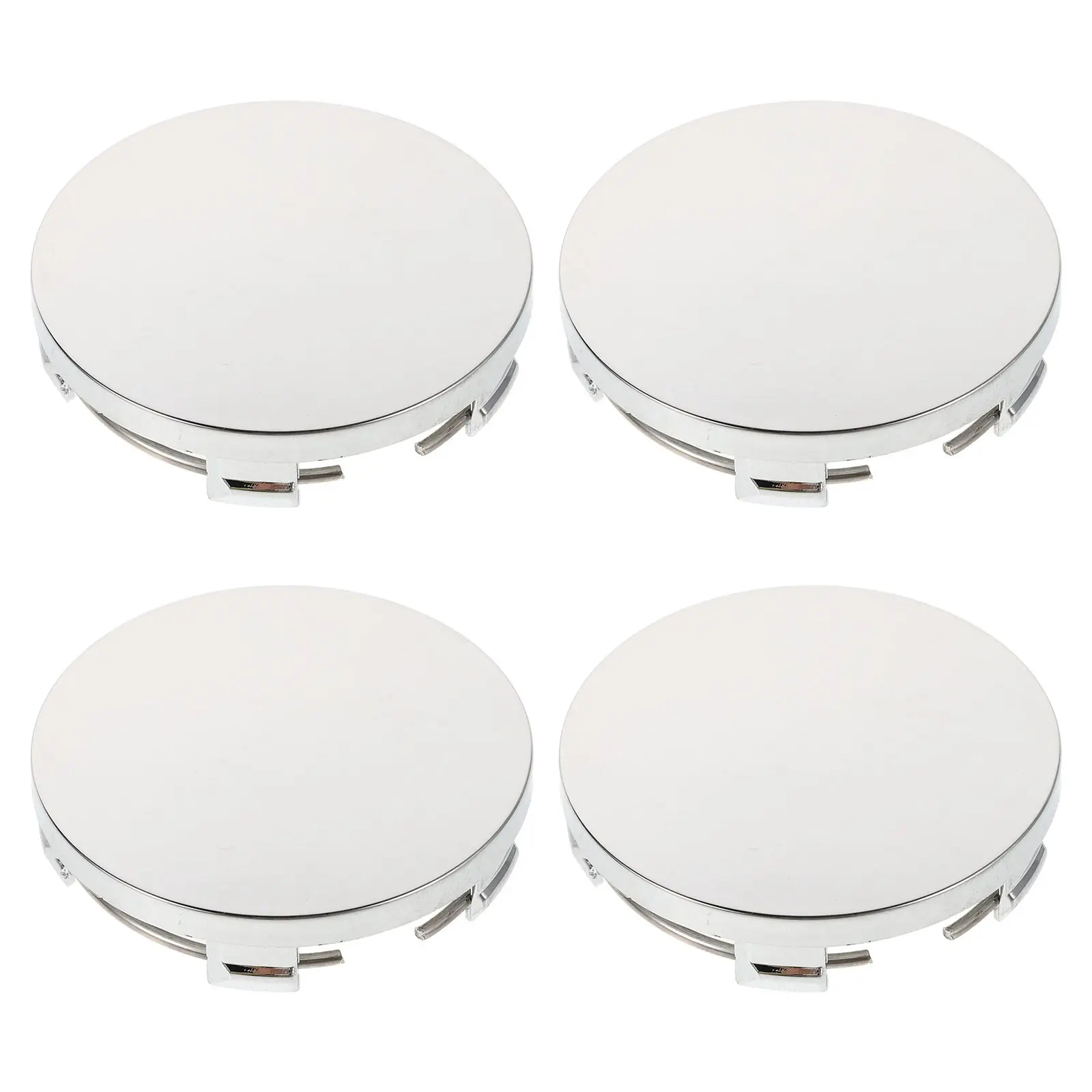 

4Pcs Wheel Center Caps Set Metal Electroplated Hub Caps for Car Rims Universal Fit Automotive Wheel Hub Modification Decor