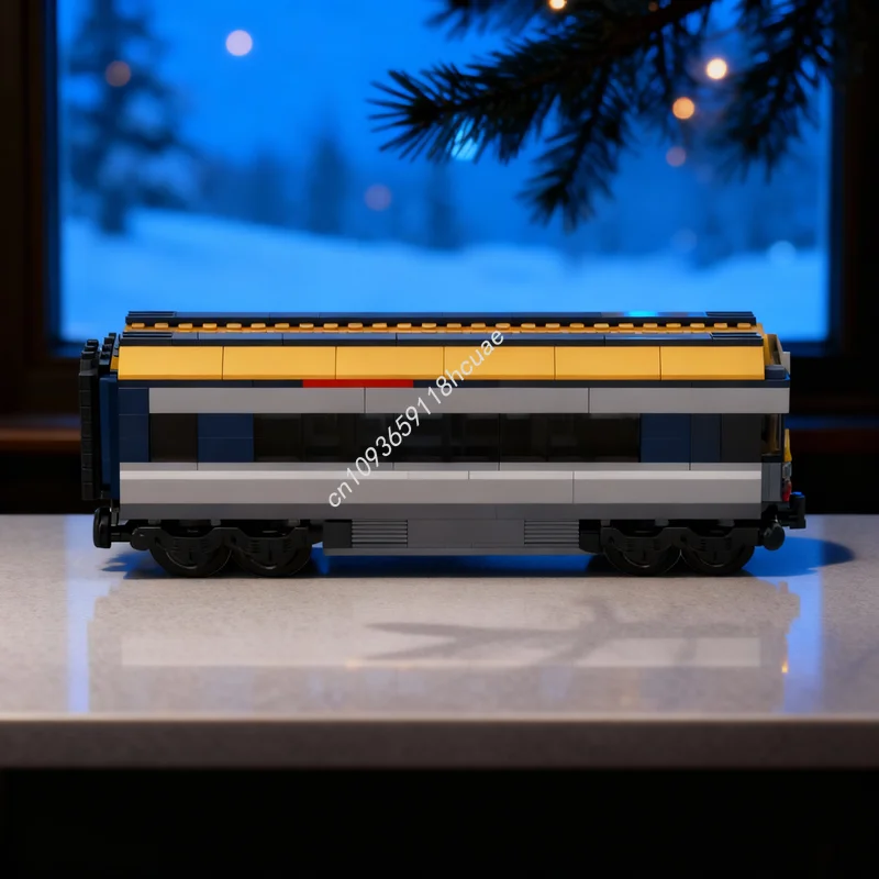 219pcs MOC Alt Build Cab Coach Conversion One The City Trains Model Toys Building Blocks Architecture Christmas Gifts Education