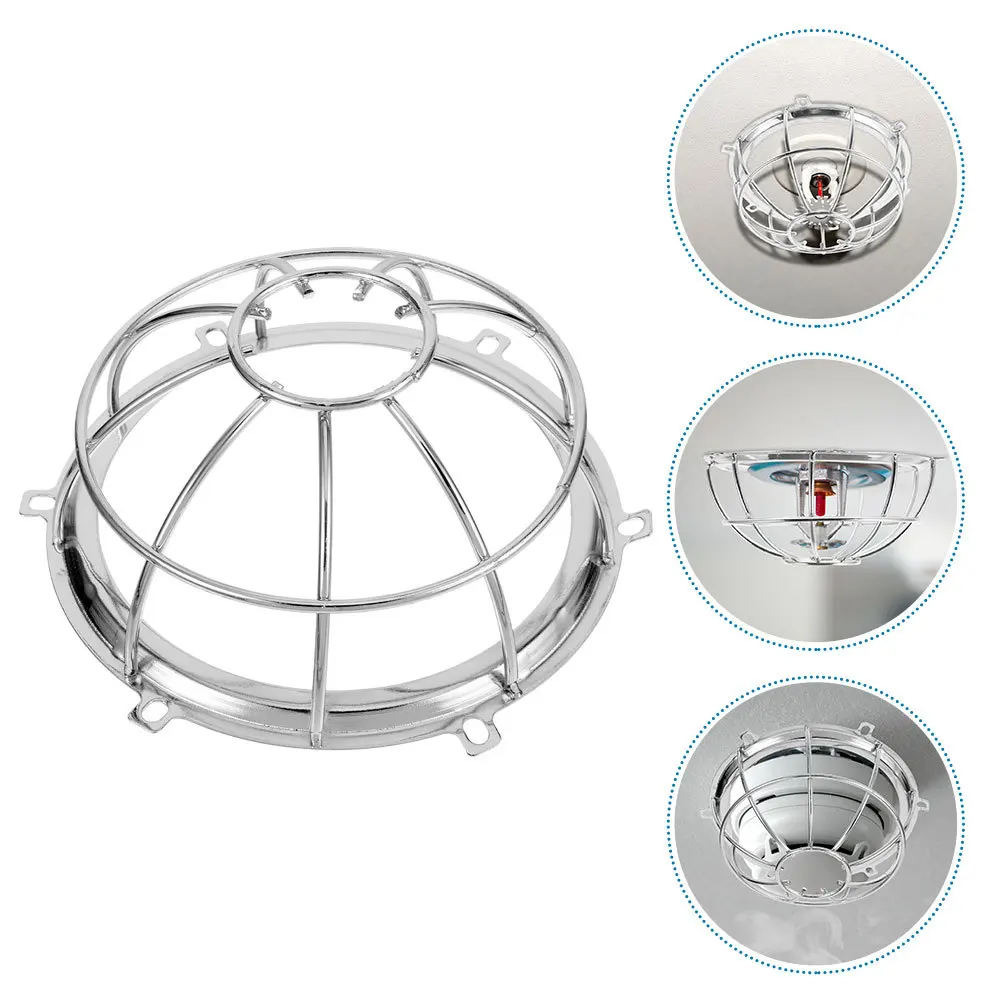2pcs Fire Sprinkler Protection Cover Guard Cage Durable For Cooking Sensor Transducer Protective Housing