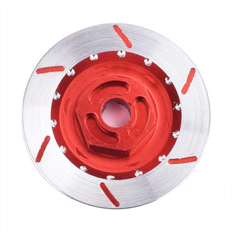 X12A-4PCS Aluminum Alloy Brake Disc Wheel Rim Box Metal Hex Adapter 12MM For RC 1/10 Car HSP Fly Fish Buggy Truck 94123 94122 D4 - view 5