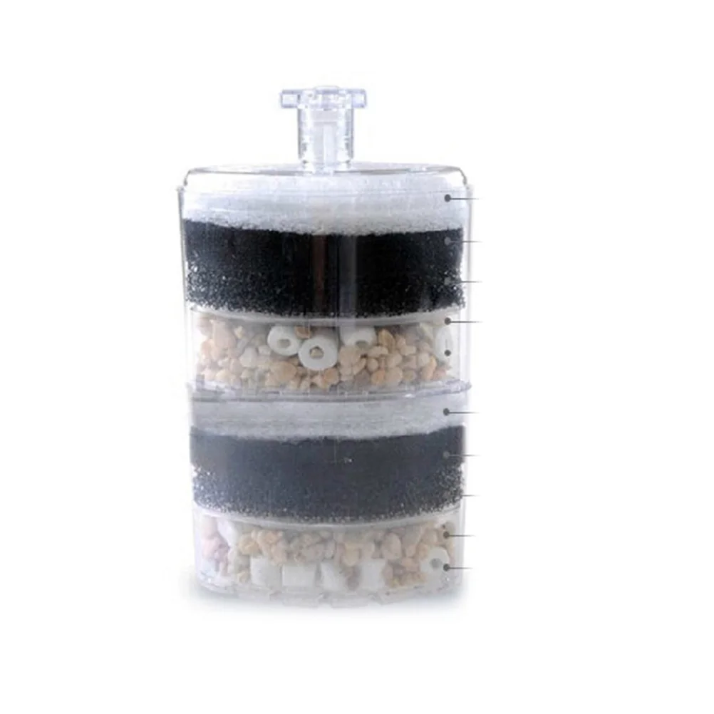 

Fish Tank Filter Corner Aquarium Multilayer Sponge Biochemical Ceramic Quiet Water Filtration System for Small Fish Efficient