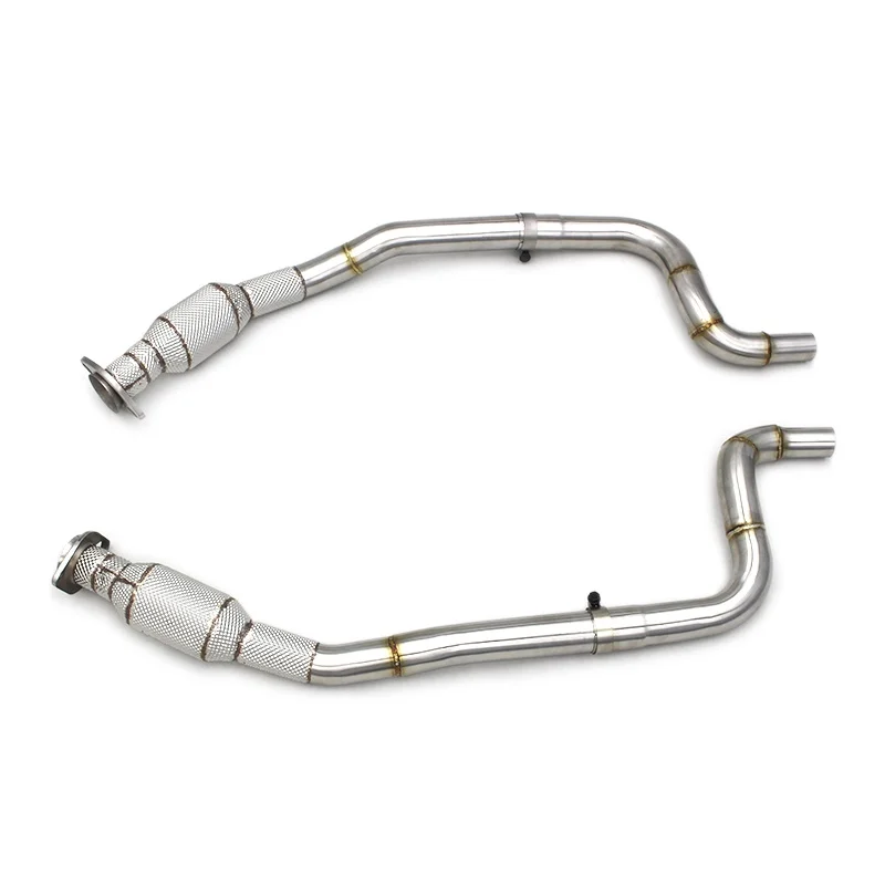 

Head Section High flow Pipes Exhaust Pipes branch downpipe Exhaust Pipe with catalyst For Jaguar F-PACE 3.0T 2014-2021