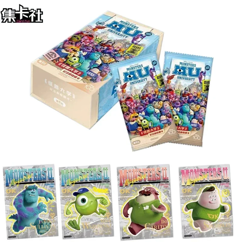 Card Fun Disney Monsters University Commemorative Edition Collection Card Pixar Movie Craze Anime Peripheral Cards Gifts Toys