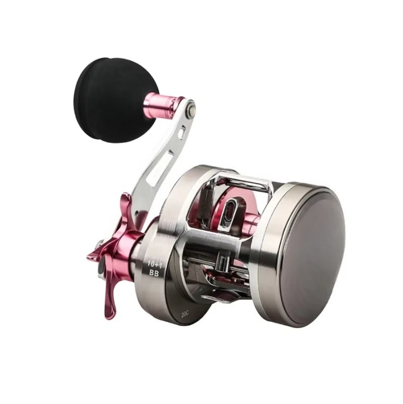 Maximum resistance 12kg trolling sea fishing reel aluminum body 10 + 1BB 7.0:1 drum wheel for bait