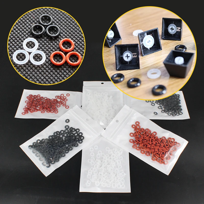 Mechanical Keyboard o-ring Keycaps Silicone rubber ORing Switch Sound Dampeners Cherry MX Dampers Key cap Silicone Seal Ring