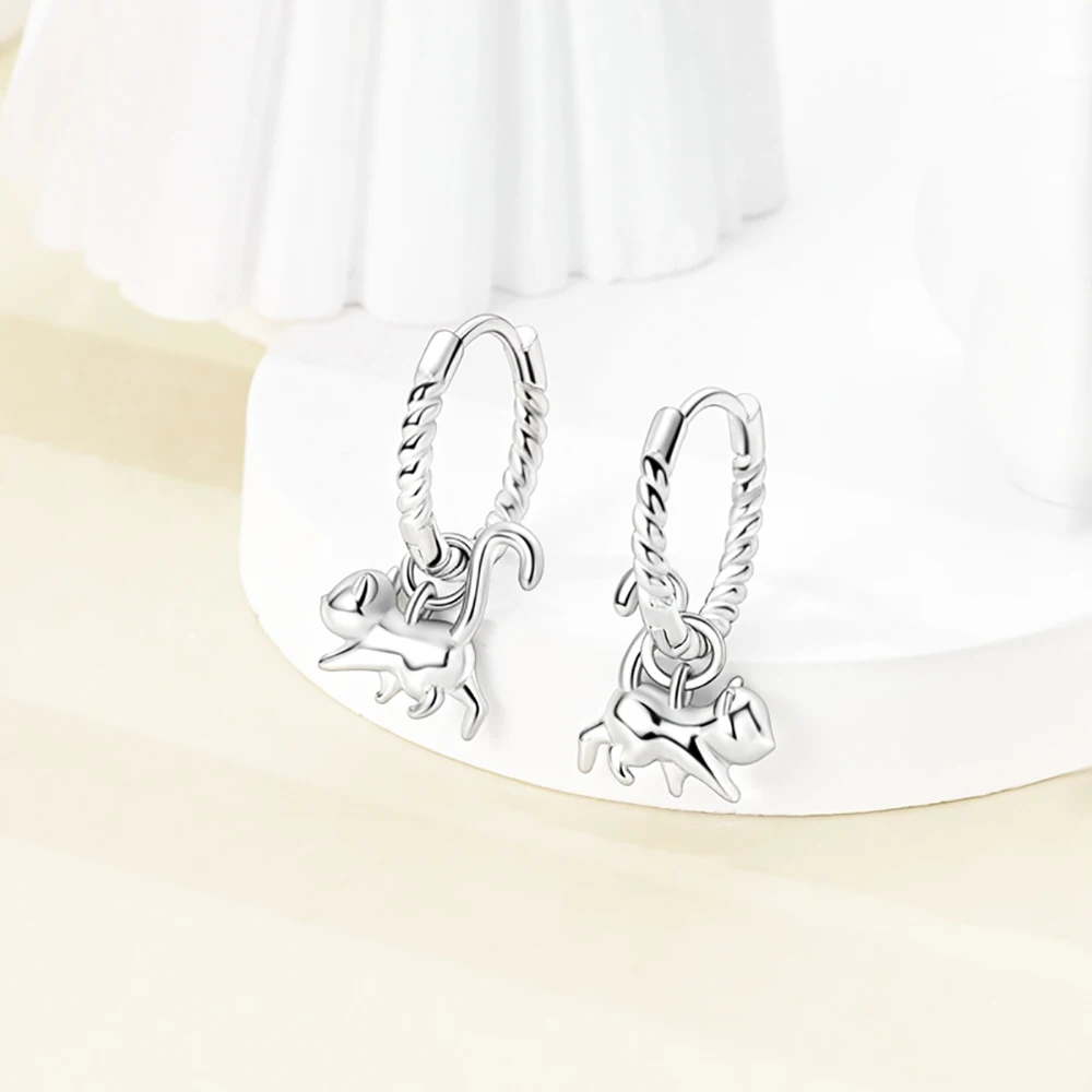 Ahthen-Boucles d'oreilles en argent regardé 925 pour femme, étoile liquide distinctive, papillon, débit d'eau, fer à cheval, boucles d'oreilles à la main