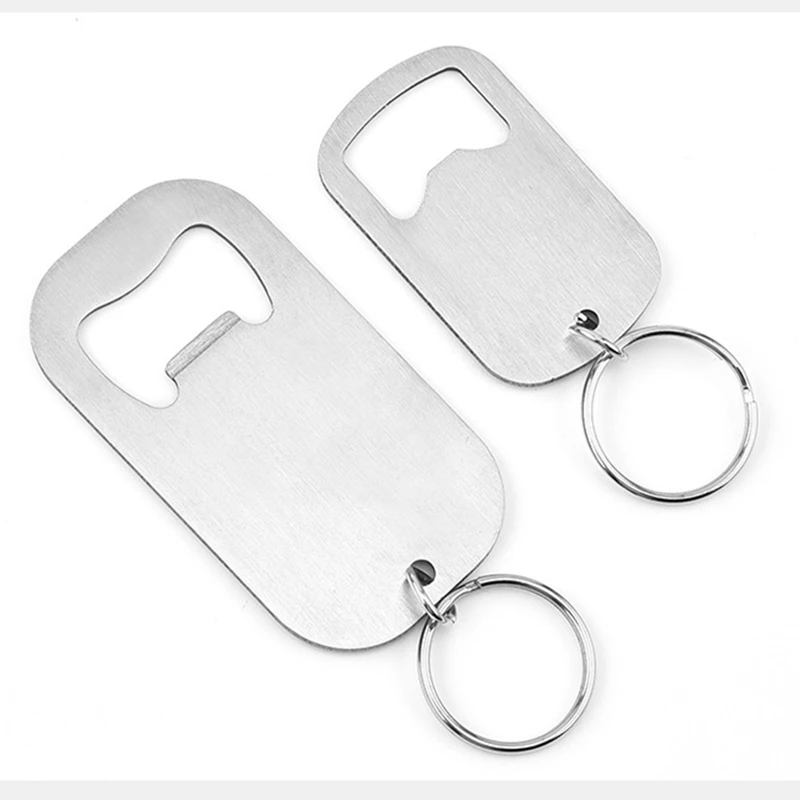 

Flat Bottle Opener 30 Pcs Stainless Steel Bottle Opener Keychain Beer Opener Portable Beer Bottle Opener for Kitchen and S