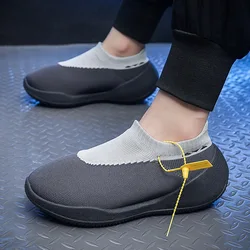 Thick-soled Shock-absorbing Mesh Outsole Man's Shoes Summer New Men's Casual Shoes Fashion Comfortable Breathable Non-slip Shoes