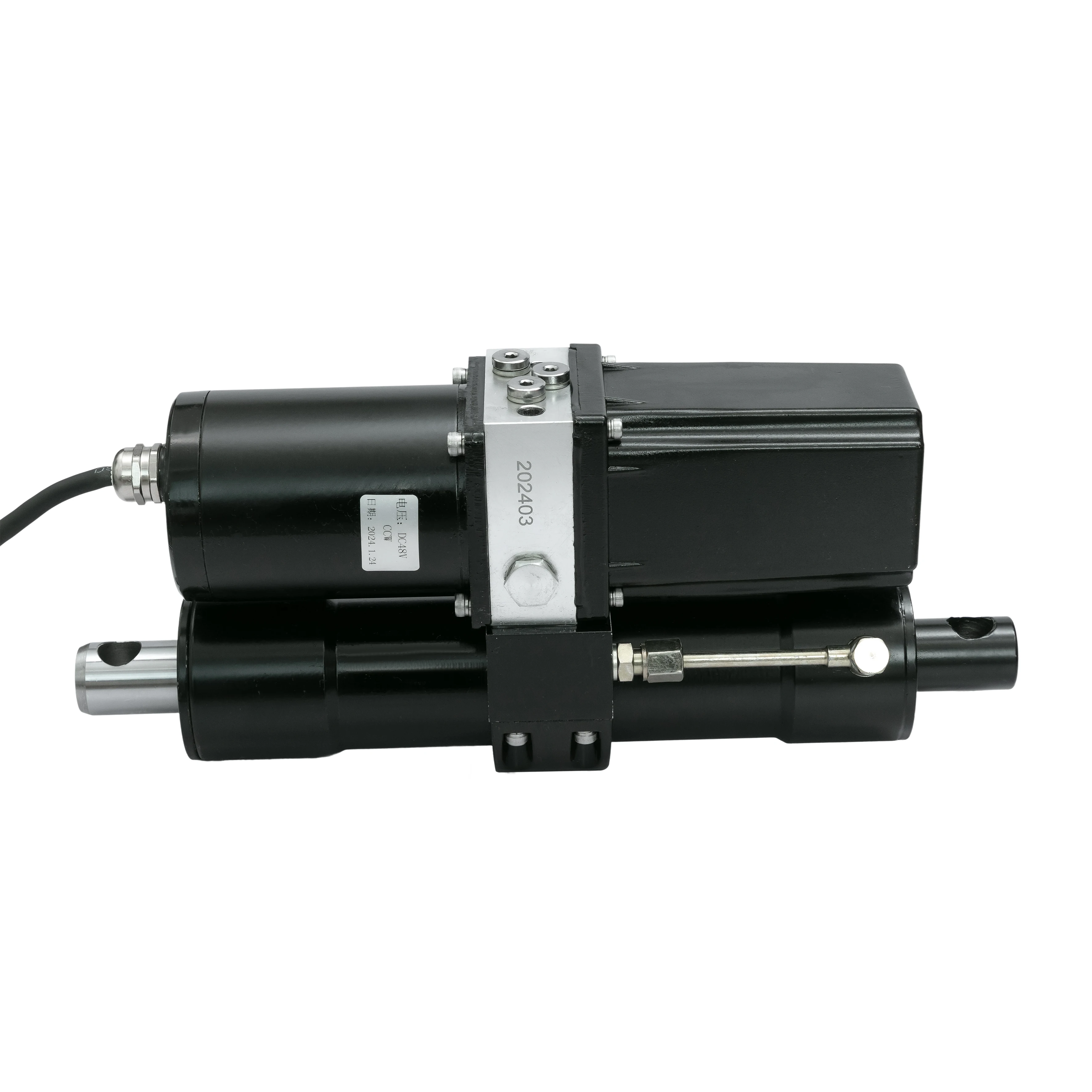 2.5T 150mm Electro Hydraulic Linear Actuator for Electric Dump Truck Lifting  12V/24V/48V DC Electro Hydraulic Actuator