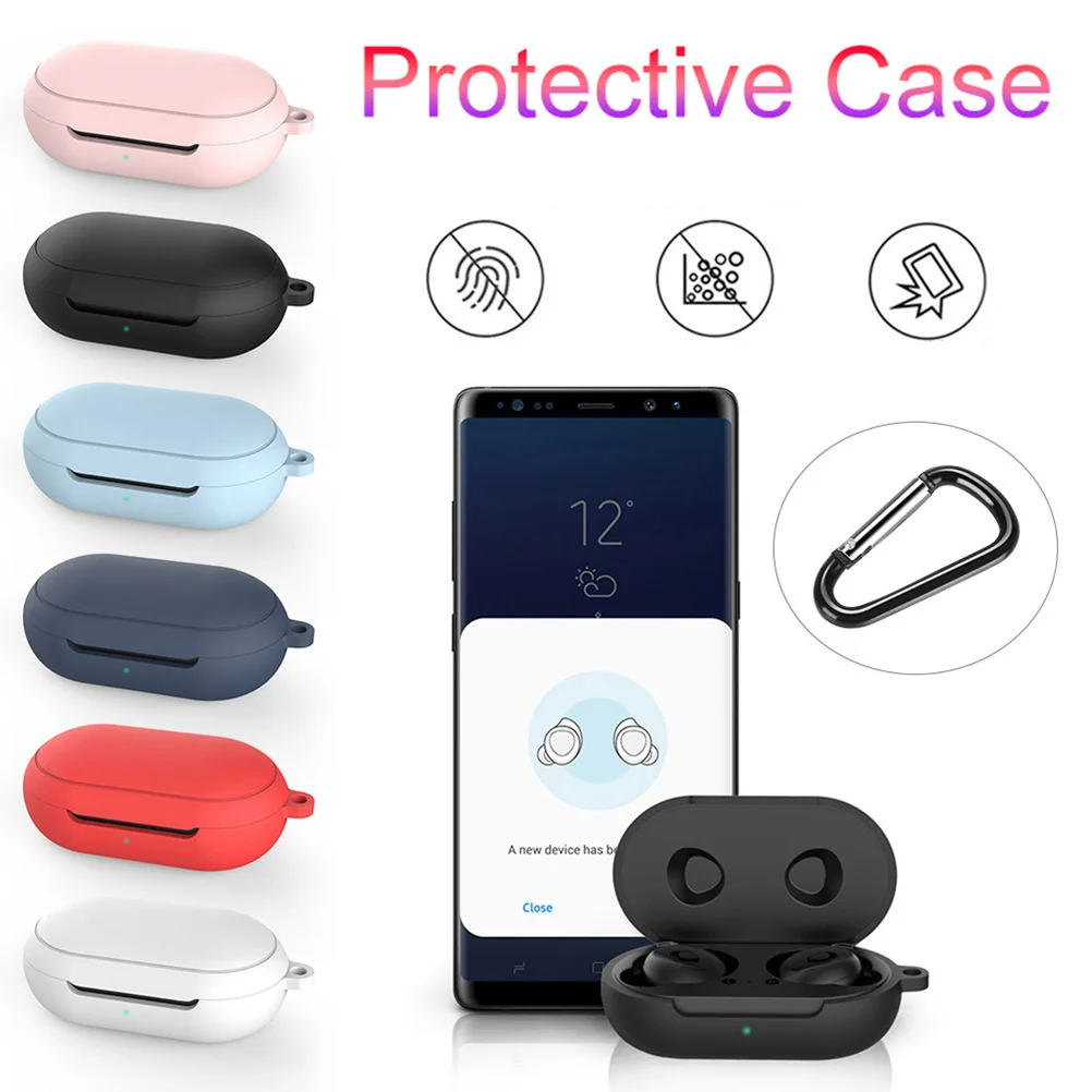 

2pcs Earphone Protective Case for Plus Durable Silicone Cover Non Slip Precise Cut Out Charging