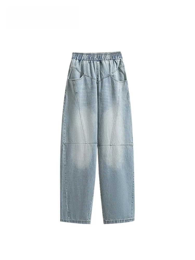 

Джинсовые брюки Thiened с высокой талией, женские повседневные хлопковые зимние сезонные женские большие размеры Cara CLUB Knife Le Pattern