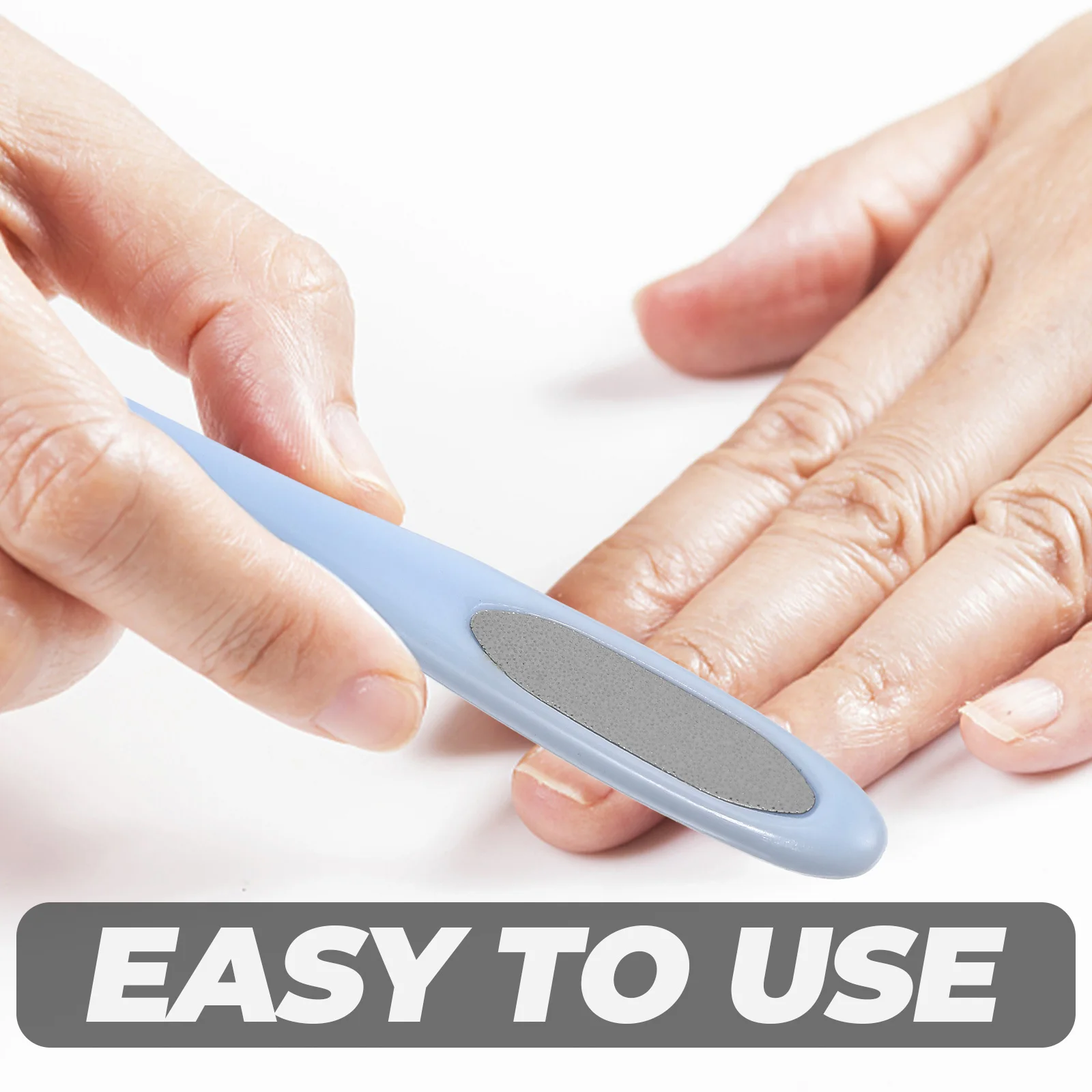 2 قطعة ملفات الأظافر المهنية المخازن المؤقتة لوحات الصنفرة لملحقات الأظافر الصناعية الطبيعية سهلة الاستخدام المحمولة قابل للغسل