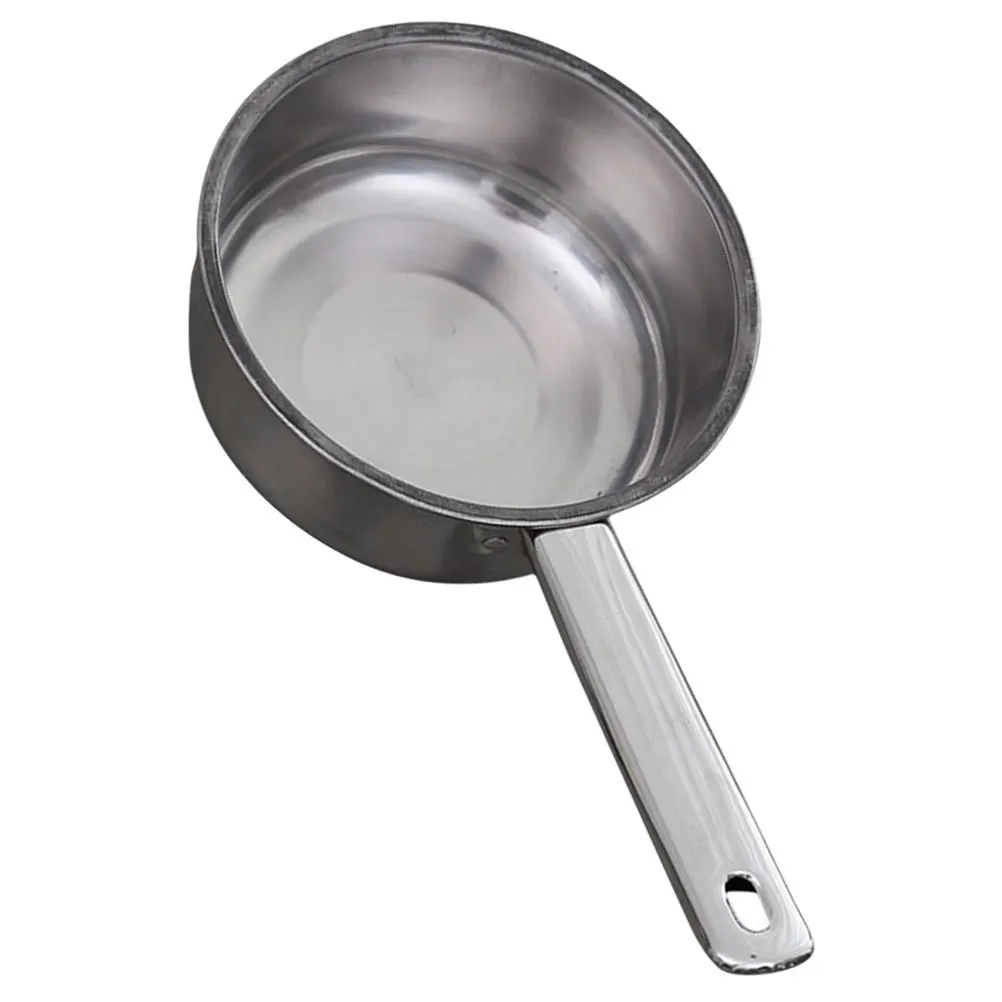 

Ковш для воды из нержавеющей стали с длинной ручкой, кухонная ложка для супа, бытовые многофункциональные ковши для приготовления пищи, ковш для вока, металлический ковш для воды