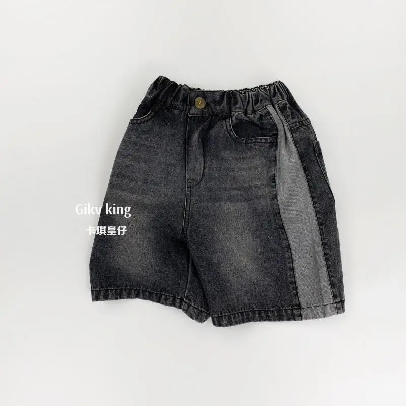 

2026 Summer New Children Vintage Denim Shorts For Boys Girls Thin Jeans Kids Casual Shorts Fashion Baby Loose Clothes