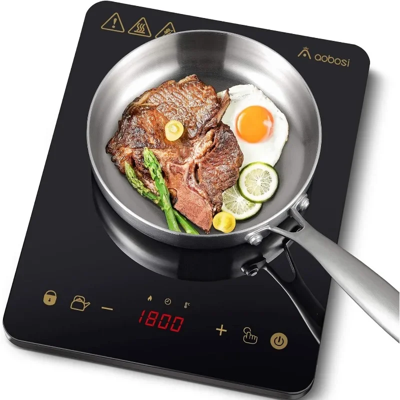 

Portable Induction Cooktop,1800W Induction Cooker with LCD Sensor Touch induction stove cooker cooktop