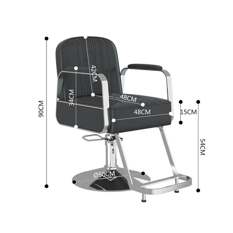 Modern Classic Barber Chair Luxury Elegant French Glamour Barber Chair Design Simple Chaise Coiffeuse Barber Stations Furniture