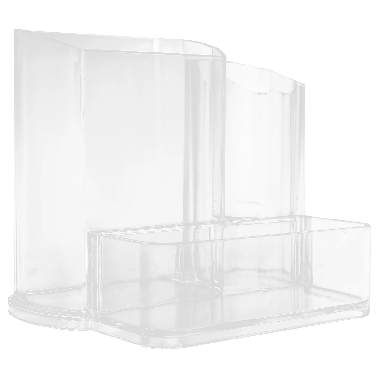 Nagel Werkzeug Lagerung Box Desktop Acryl Doppel Schicht Schleif Fall Maniküre Organizer Kosmetik Halter Multifunktionale Stift Pinsel