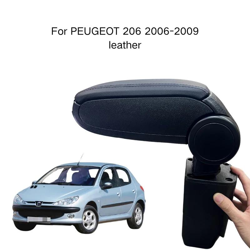 

Armrest For PEUGEOT 206 2006-2009 Leather Custom Fit Center Console Storage Box Vehicle Accessories Comfortable Driving