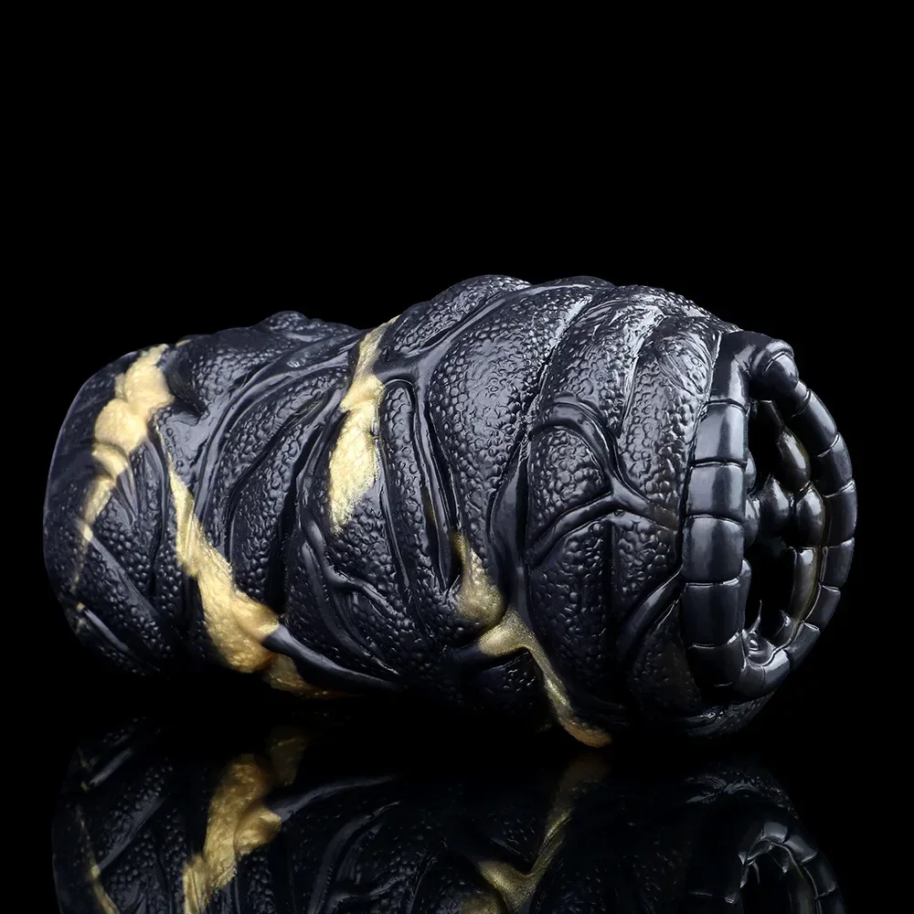 Vibrazione mucca nera doppio canale tazza di aeroplano a forma di Silicone animale esotico mucca Yin natica modello invertito giocattoli del sesso esotico