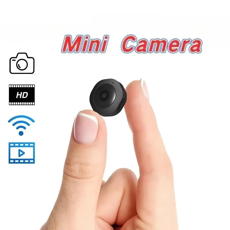 

Mini IP Camera HD 1080P Covert Small Nanny Cam Video Voice Recorder Indoor Portable Security CCTV Camera for Home and Office