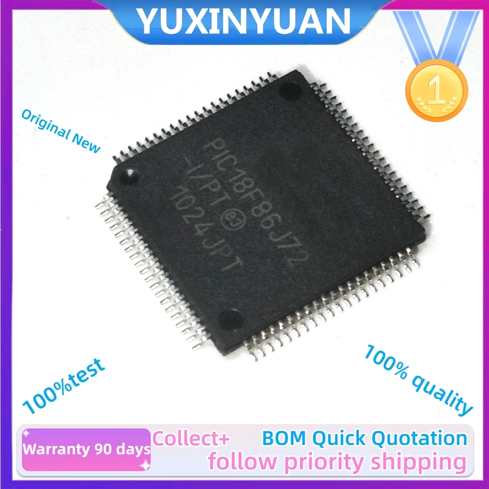 1PCS/LOT /LOT And   PIC18F86J72-I/PT QFP PIC18F8723-IPT PIC18F87J72-IPT PIC18F8527-IPT PIC18F87J93-IPT Chips