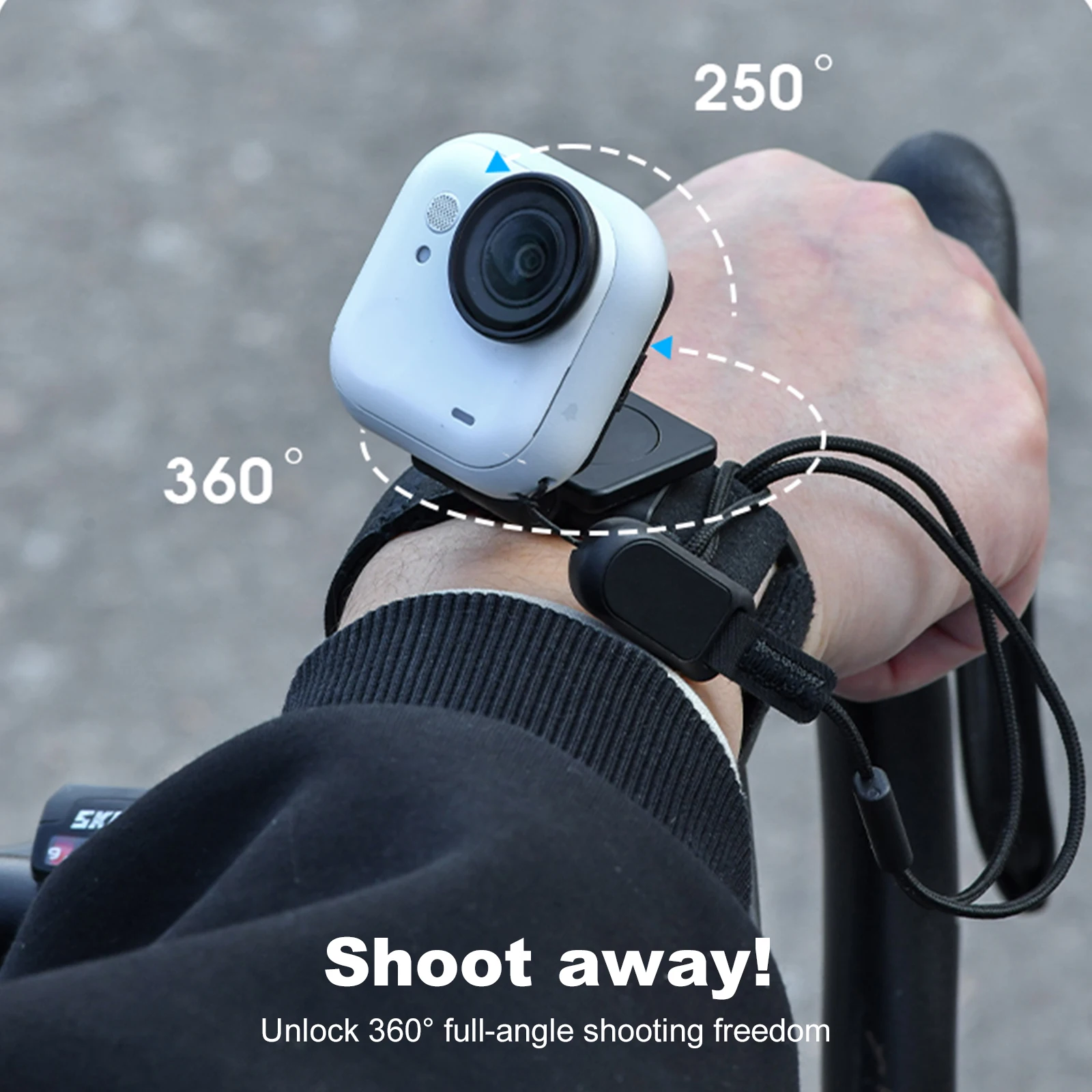 

Magnetic Quick Release Base for Insta360 Go Ultra Camera Accessories Magnetic Mount Base with Wristband Compact Lightweight