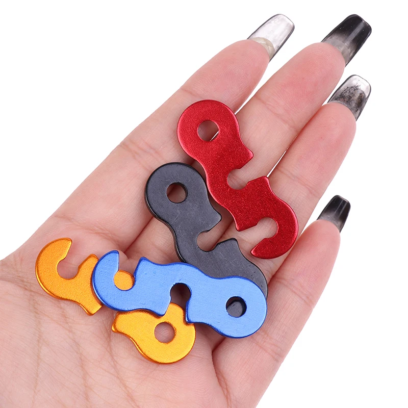 

10pcs Adjustable S-Type Camping Tent Cord Rope Buckle Tensioners Fastener Kit Outdoor Securing Accessory