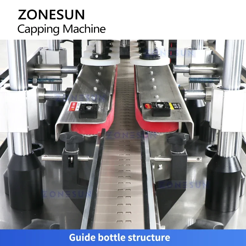 ZONESUN ZS-XG440B Tappatrice per mandrino ad alta velocità per la linea di produzione di imballaggi per bottiglie con tappo a vite