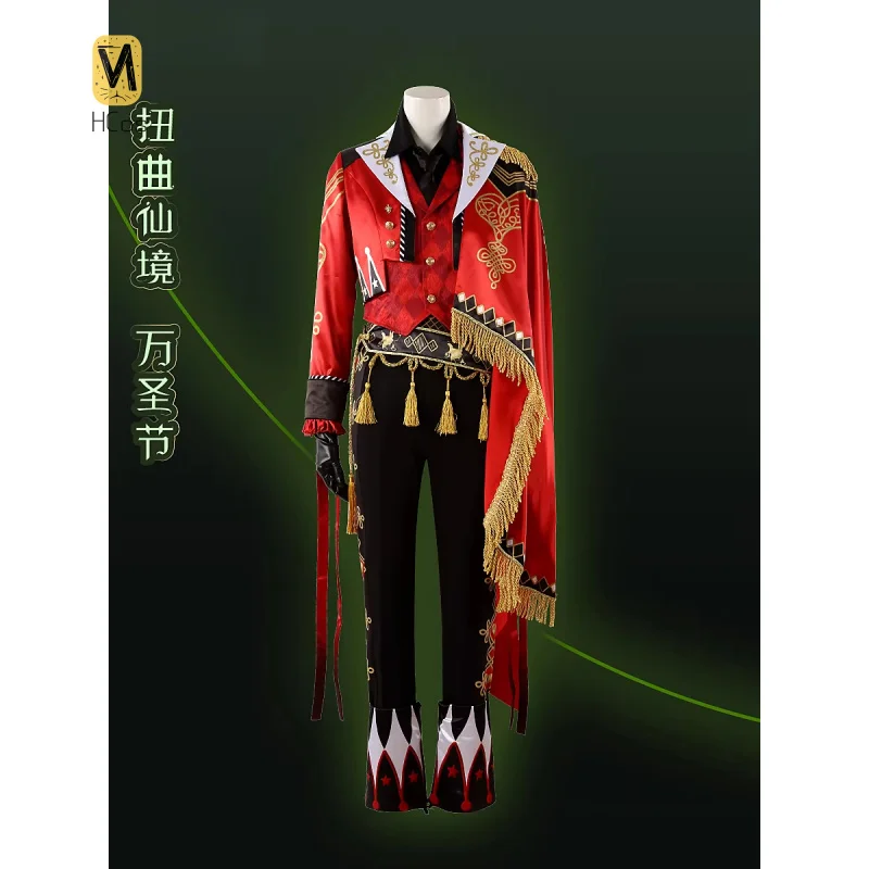 

HERO Cos Wonderland Cosplay Costume Game Suit Handsome Uniform Halloween Party Role Play Outfit Men