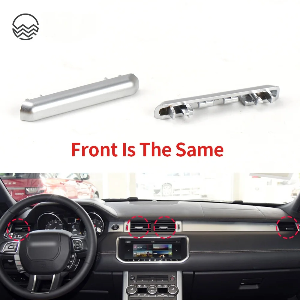 Chrome Plate Air Conditioning Vent Toggle Piece Outlet Card Pad Clip Wind Direction Adjustment Plectrum For Range Rover Evoque